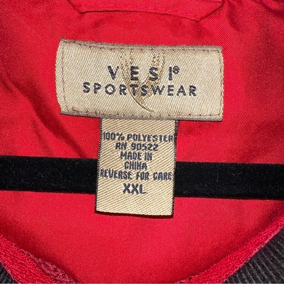 Vesi Sportswear The Ohio State Windbreaker Men Pullover Jacket Size XXL Athletic - Picture 2 of 10